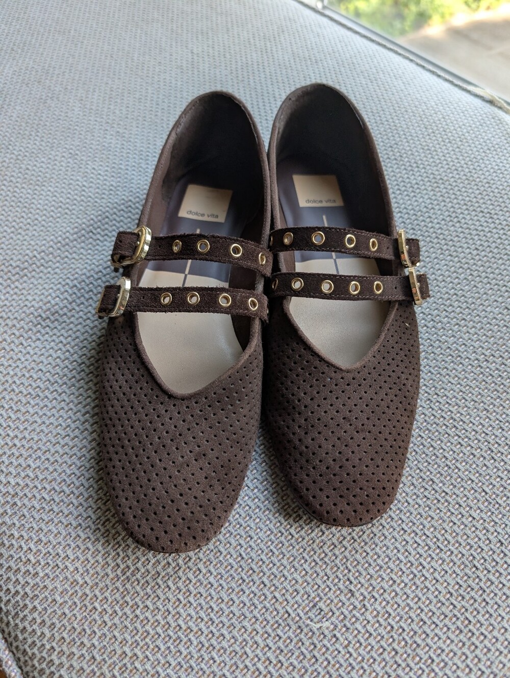 Dolce Vita Baylee Brown Suede Flat - Picture 6 of 8